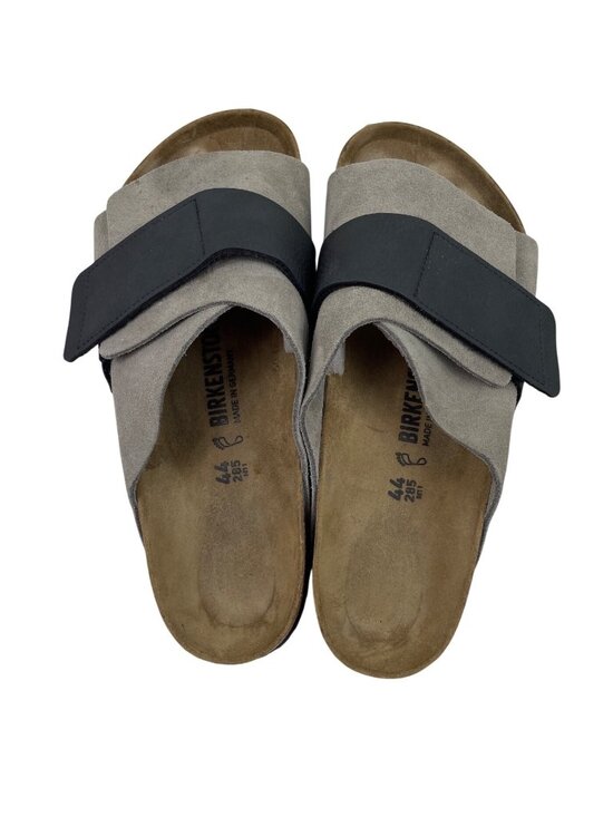 Birkenstock Kyoto Stone Coin Suede Nubuck Black Strap Mens Size 44 main image 12